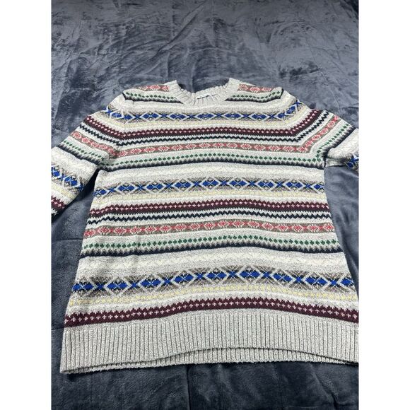 Abercrombie & Fitch Other - Vtg Abercrombie & Fitch Small‎ Red The Big Sweater Heavyweight Ramie Dad Grandpa